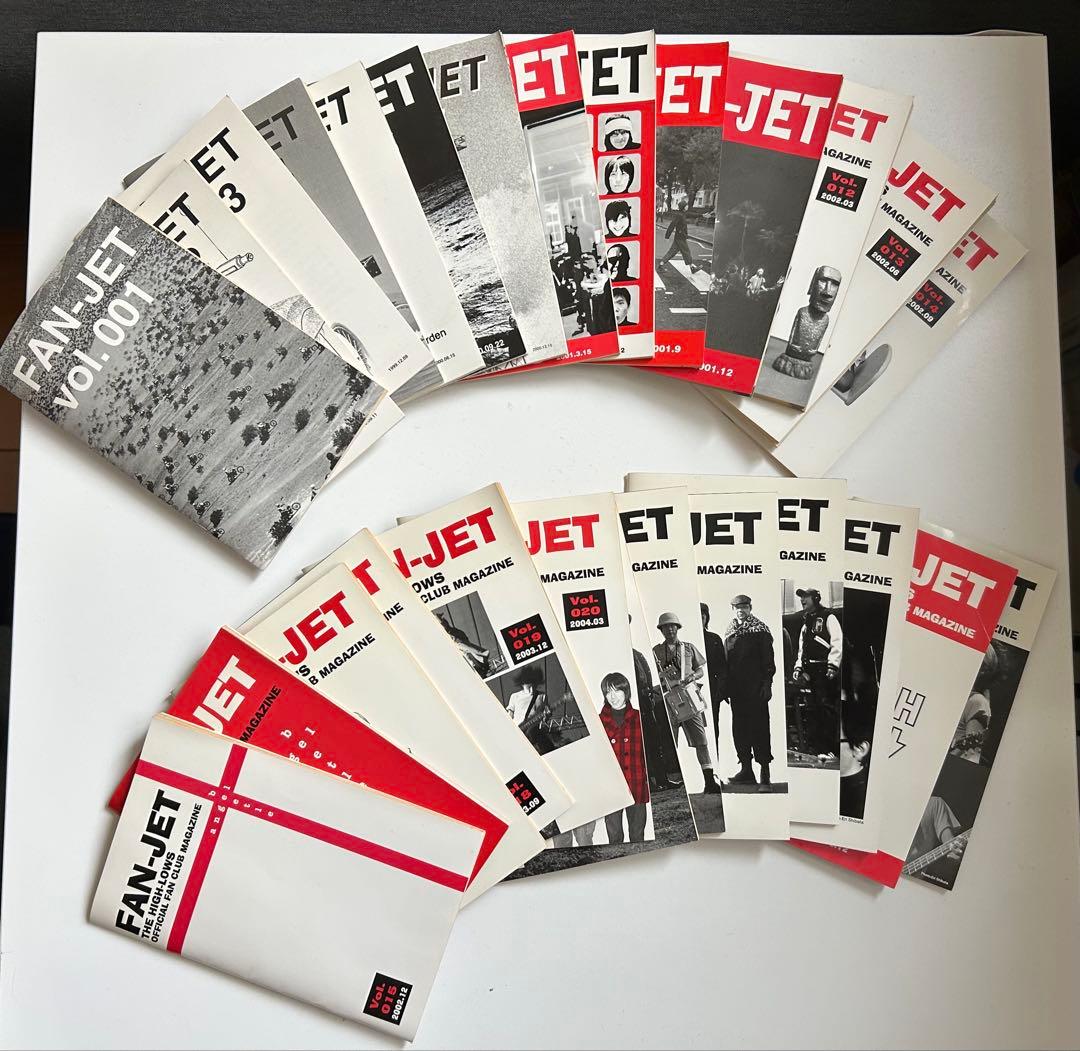 ハイロウズ ファンクラブ会報 FAN-JET 全27冊セット THE HIGH-LOWS/ファンクラブ季刊誌『FAN-JET』vol.1〜27まとめ】 – M