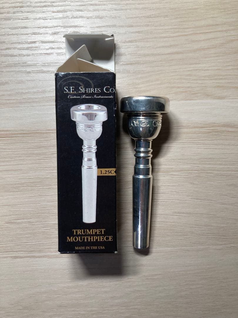 S.E.Shires(シャイアーズ) トランペットマウスピース 1.25C