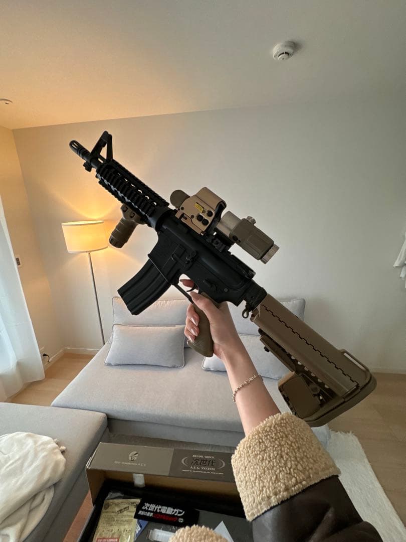 【お得セット！】東京マルイ 次世代電動ガン M4 CQB-R TOKYO MARUI（東京マルイ） フルセット M4 CQB-R ブラック 次世代電動