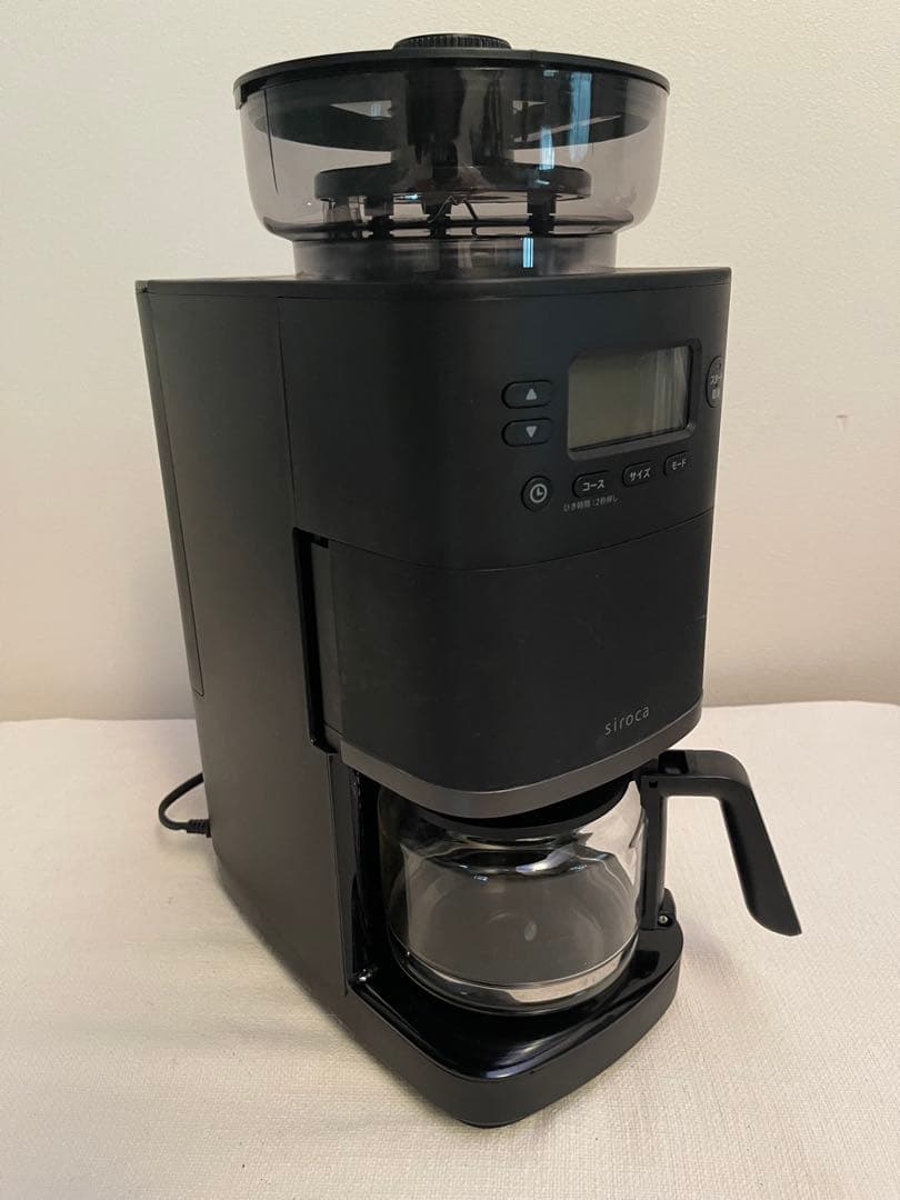 siroca カフェばこPRO コーン式全自動コーヒーメーカー SC-251