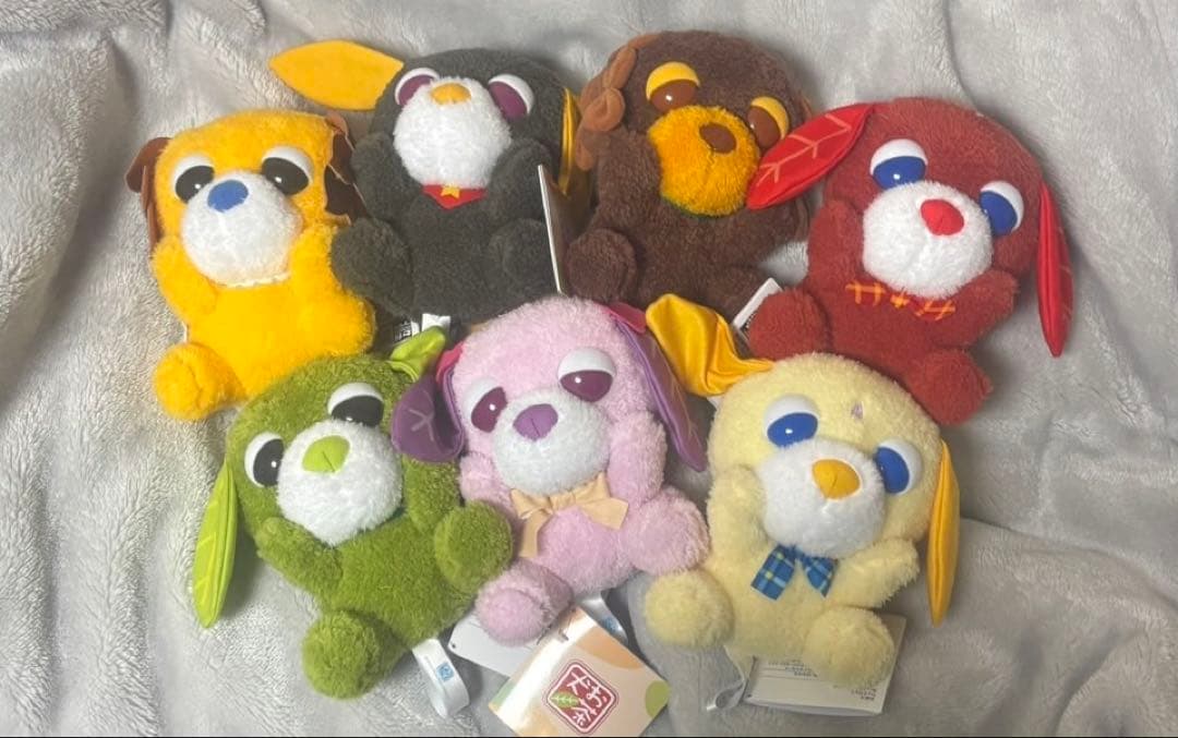 お茶犬 ひょこぴょこぬいぐるみ 全7種コンプリートセット お茶犬 ひょこぴょこ ぬいぐるみVol.2｜プライズ・くじ・グッズ情報