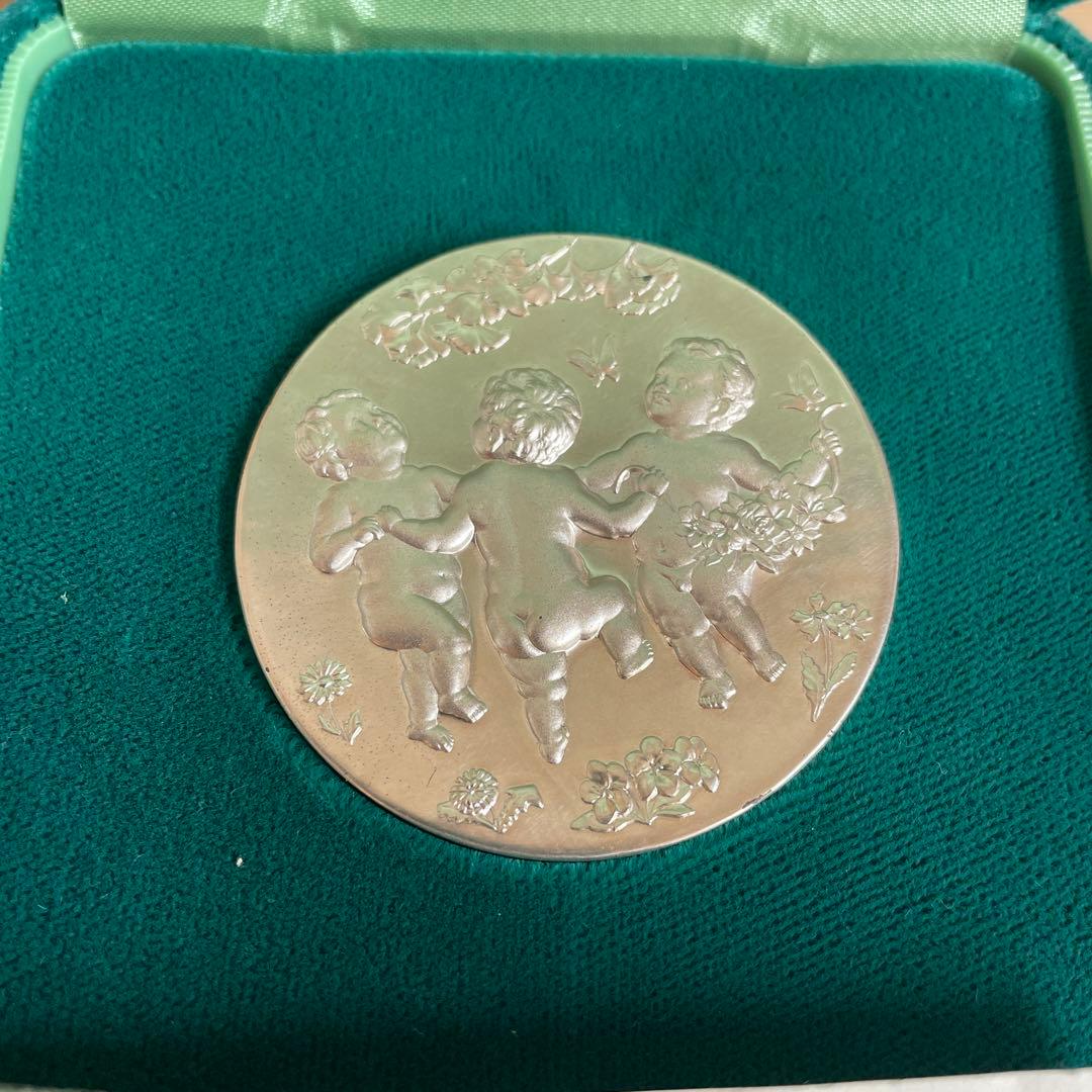 マッサンさん専用国際花と緑の博覧会記念メダル　純銀　120g