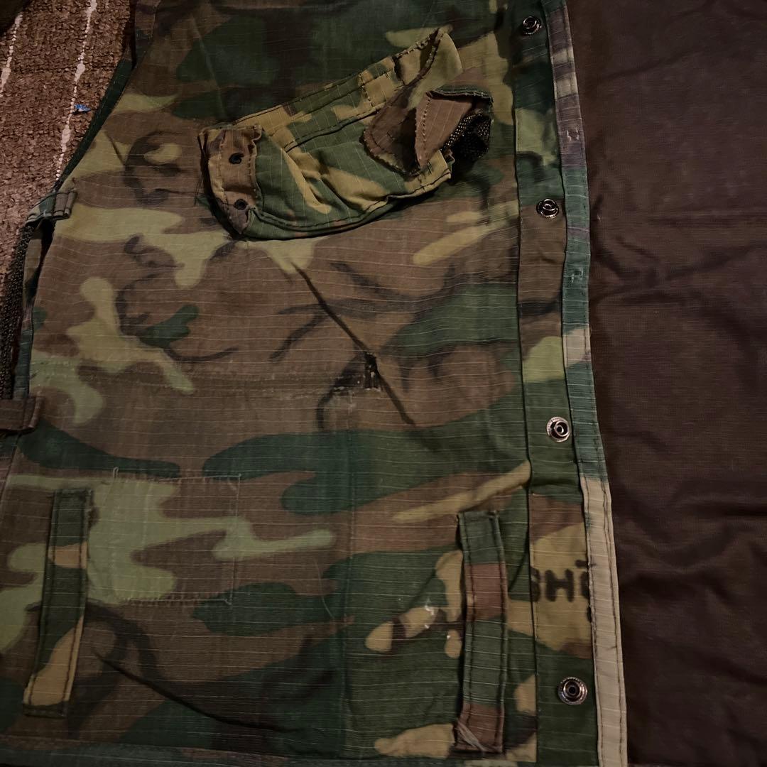 実物生地 ベトナム戦以降 SEALs ベスト 特殊部隊 米軍 補修あり