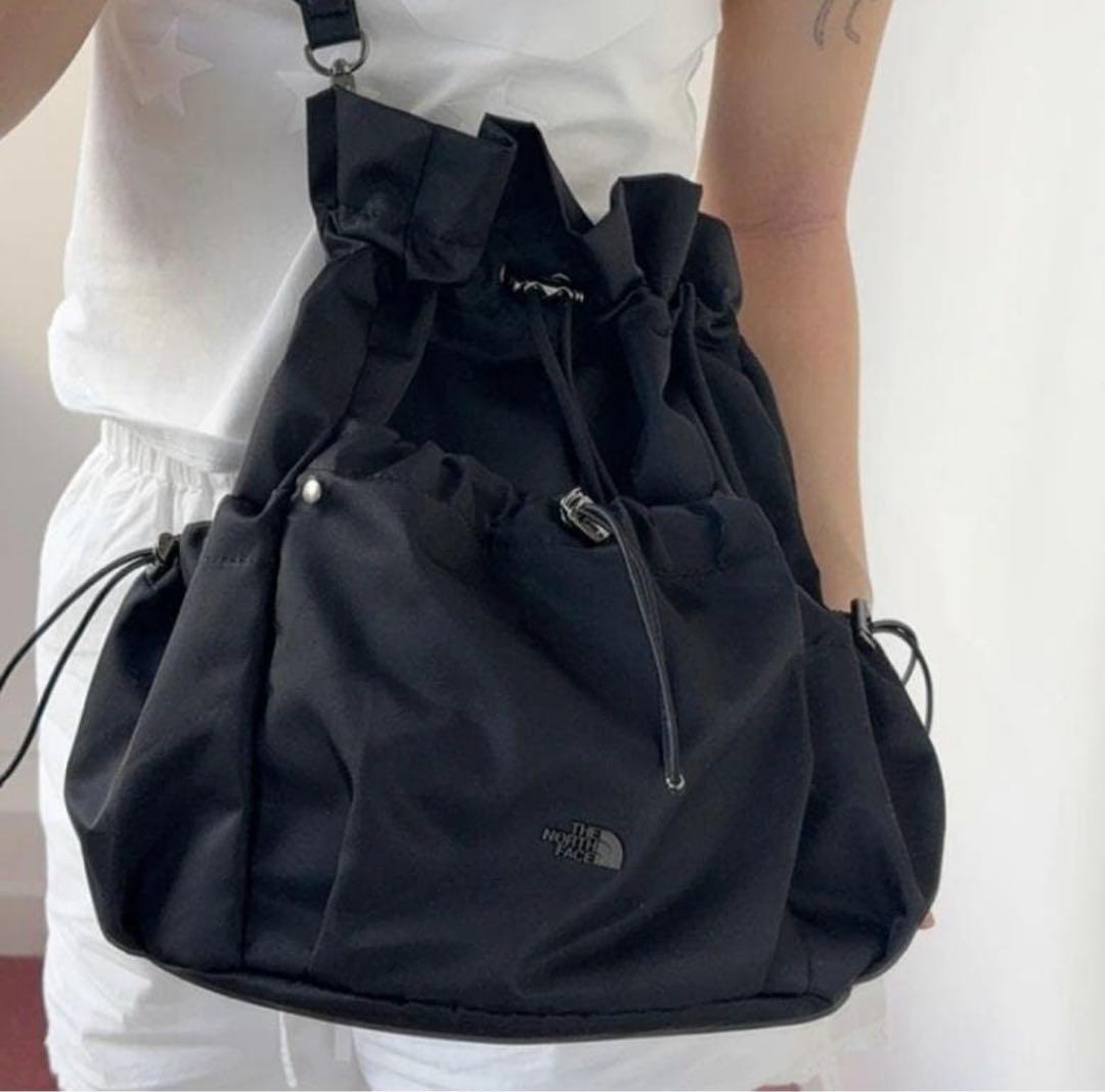 【韓国限定】ノースフェイス WHITE LABEL ボニーパックM 黒