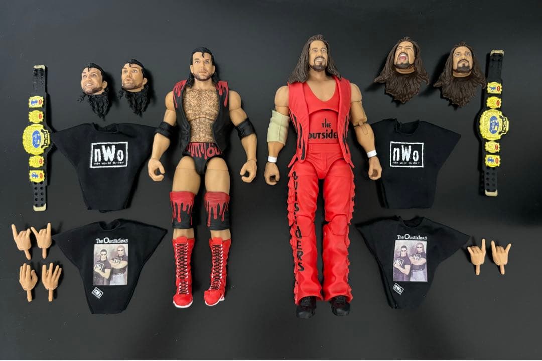WCW Elite Ultimate Outsiders 新品開封のみ 2024 WWE Mattel Ultimate Edition Tag Team The Outsiders: Scott
