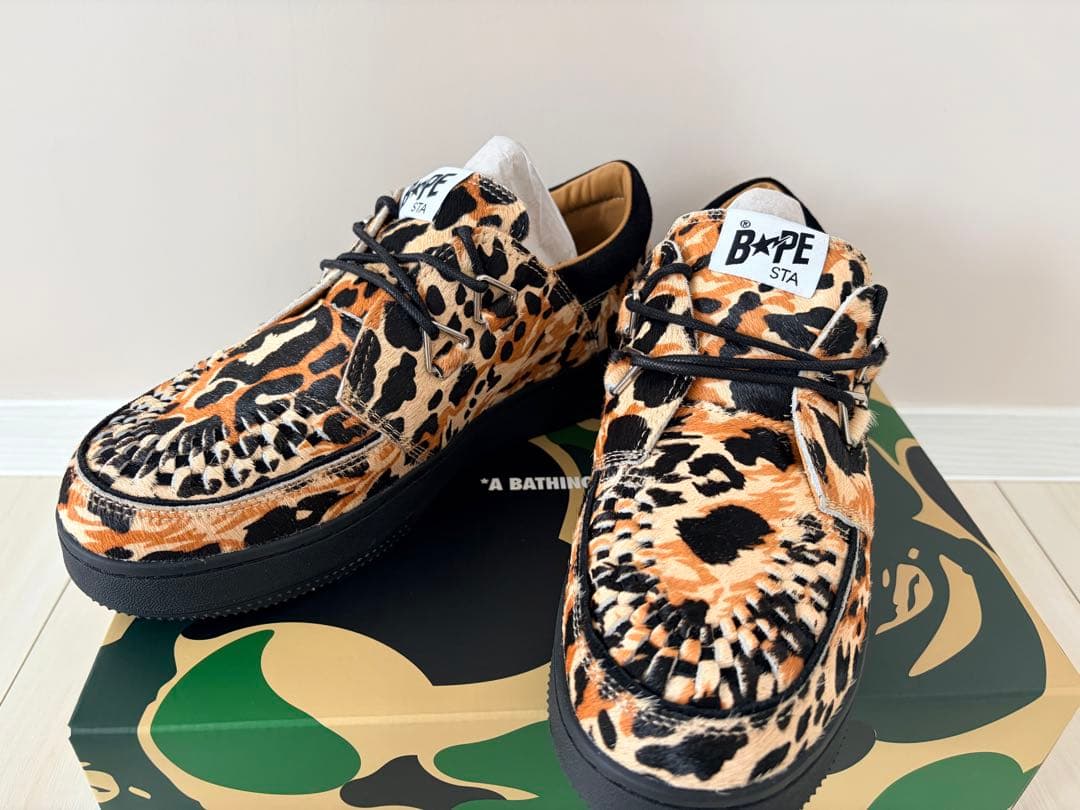 A BATHING APE BAPE STA レオパード柄