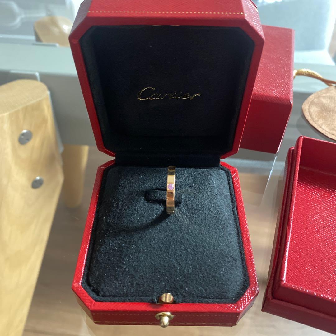 Cartier ゴールド スクエアカットリング