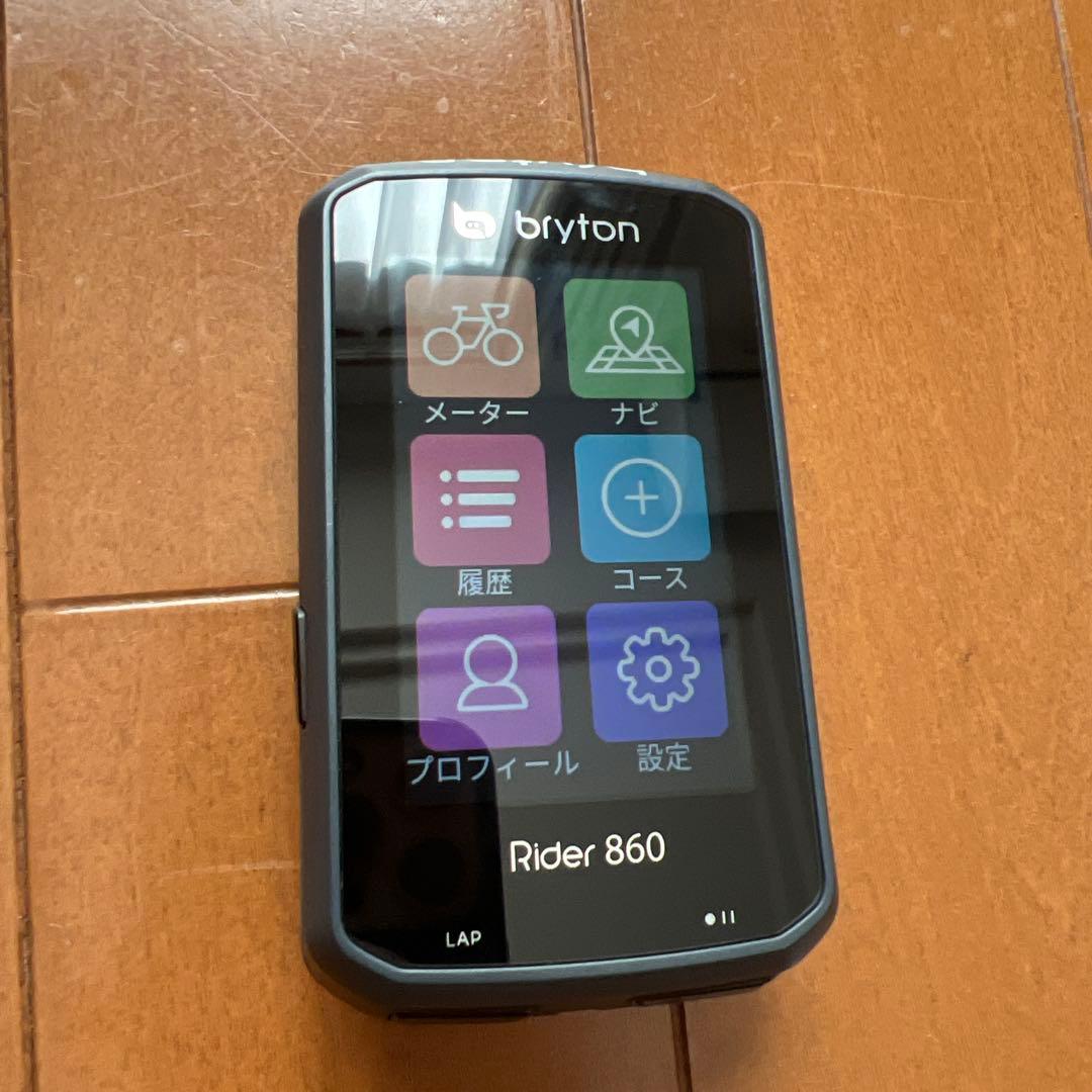 Bryton Rider 860 サイクルコンピューター本体