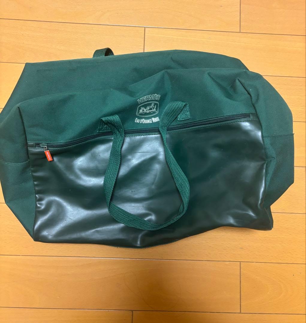 HERMES ボストンバッグ オードランジュヴェルト グリーン　ノベルティ
