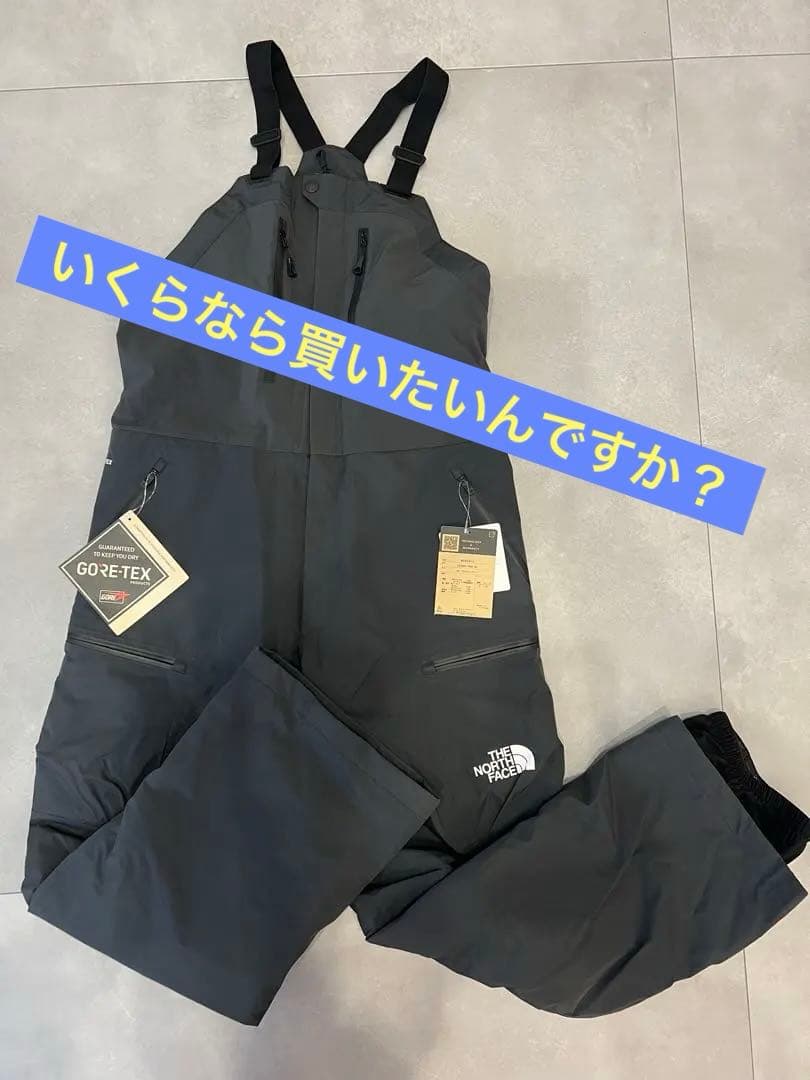 未使用　THE NORTH FACE ノースフェイス ビブパンツ スノーボード