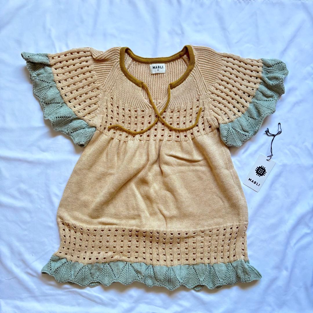 mabli ワンピース 24ss 2y 正規販売店】海外子ども服専門店 SUNNAO（さんなお）- MABLI マブリ