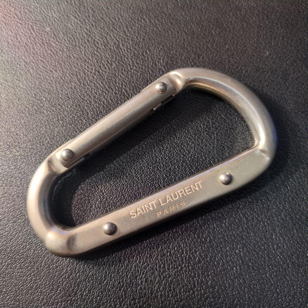サンローラン カラビナ Saint Laurent キーリング シルバー SAINT LAURENT サンローラン キーリング 518323 0SX0E レディース