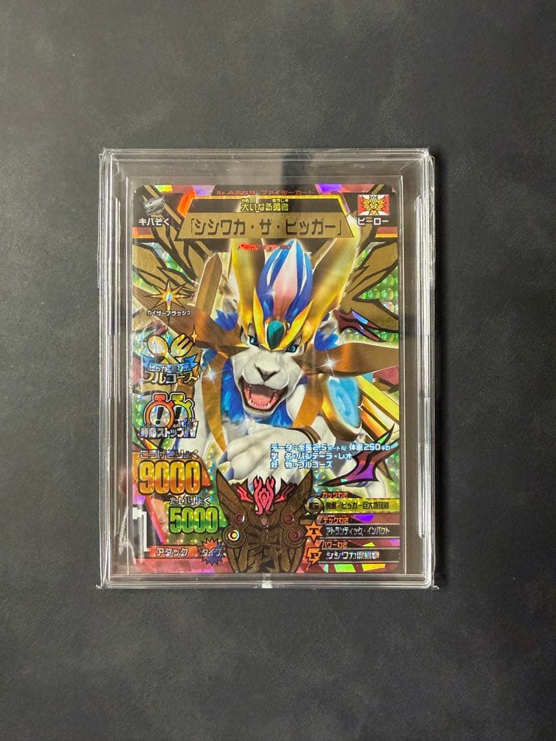アニマルカイザー　シシワカ　ザ　ビッガー　究極 アニマルカイザー シシワカ・ザ・ビッガー メッスール元帥究極レア2枚