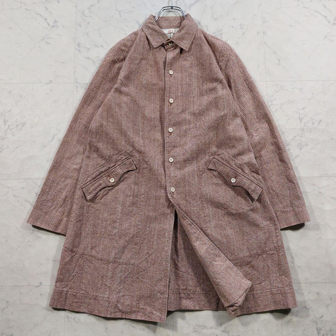 45R 45rpm コットンハーフコート 2 Aライン ブラウン系