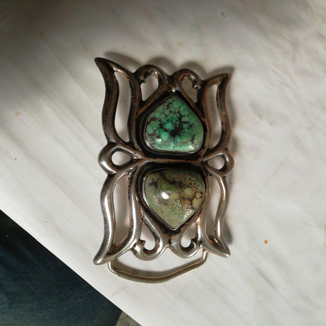 インディアンジュエリー　スーパレア　バックル　ナバホ　ズニ　ホピ 中古・古着通販】インディアンジュエリー (インディアンジュエリー