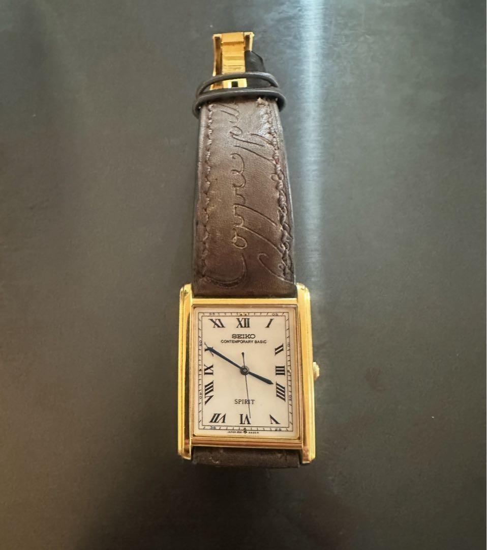 マ*ク様 SEIKO TANK 5S21-5A00+ベルルッティ革ベルト（一点も