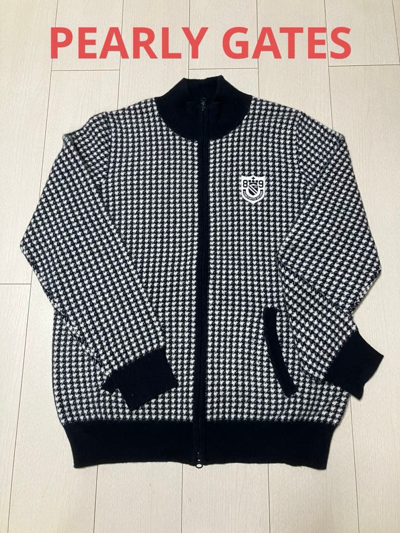 パーリーゲイツ ニットセーター カシミヤ100% サイズ6 PEARLY GATES パーリーゲイツ カシミヤ ニットセーター ネイビー系 0