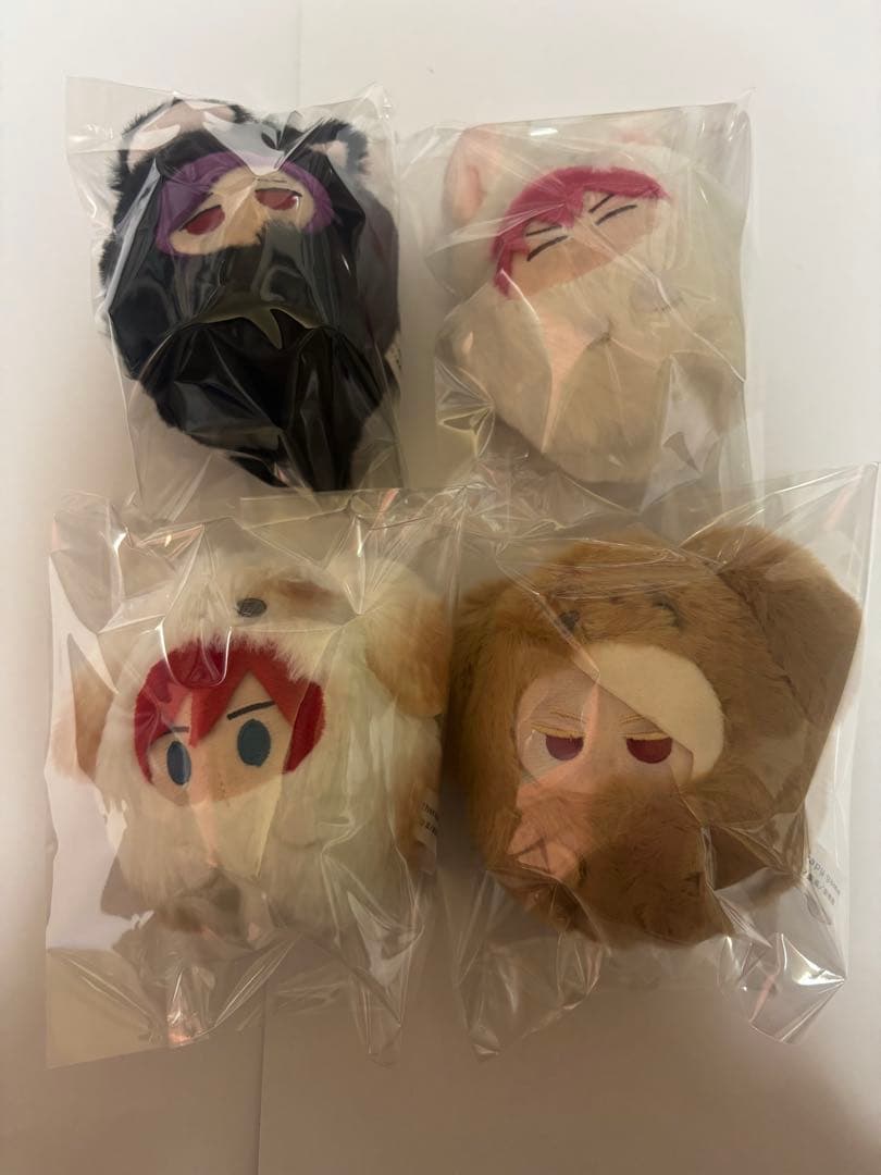 日ノ原巡 セラピーゲーム うさだまマスコットぬいぐるみ 4個セット