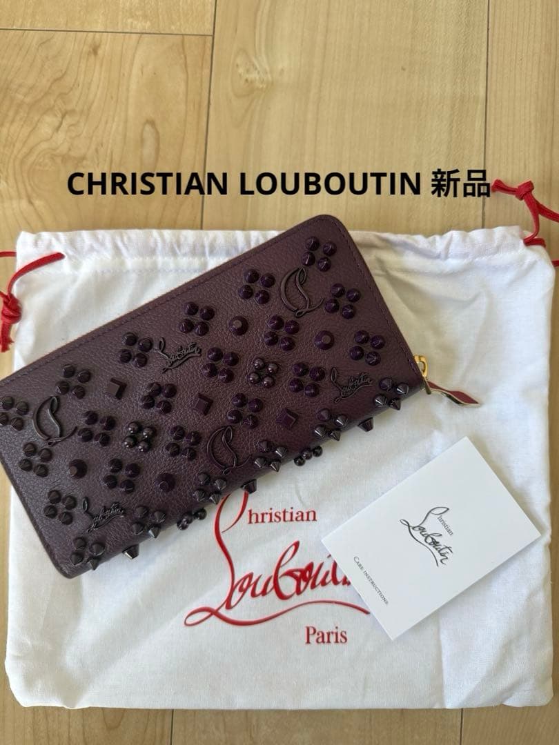 たくや【新品未使用】CHRISTIAN LOUBOUTIN レザー長財布