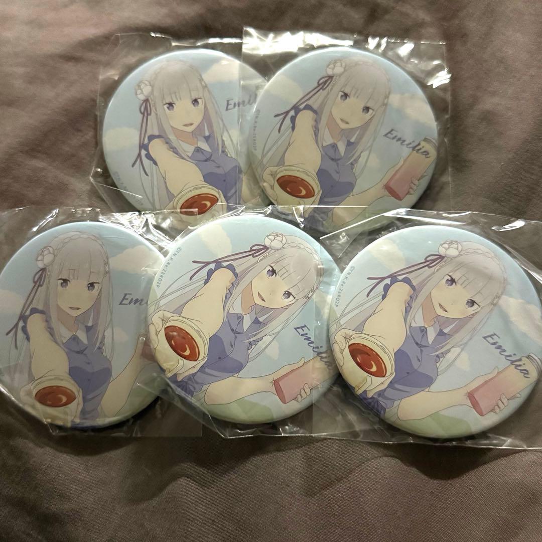 Re:ゼロから始める異世界生活　エミリア　缶バッジ
