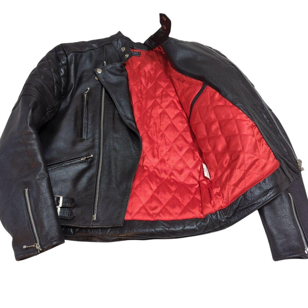 ！サダヲ様！！WIDE SOURCE　 レザージャケット　ライダース　LL