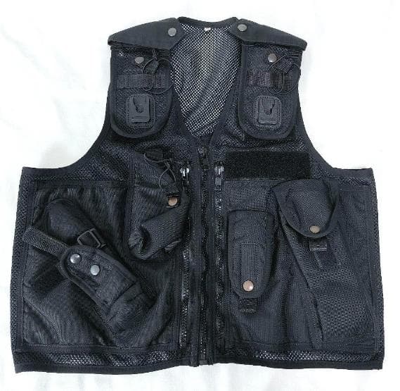 希少 英国 イギリス 警察 タクティカルベスト テック 放出品 XXL
