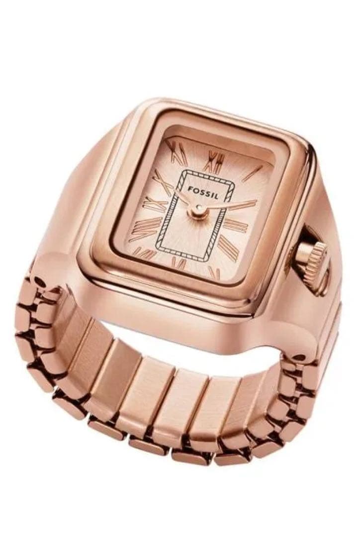 FOSSIL ピンクゴールド　指輪時計