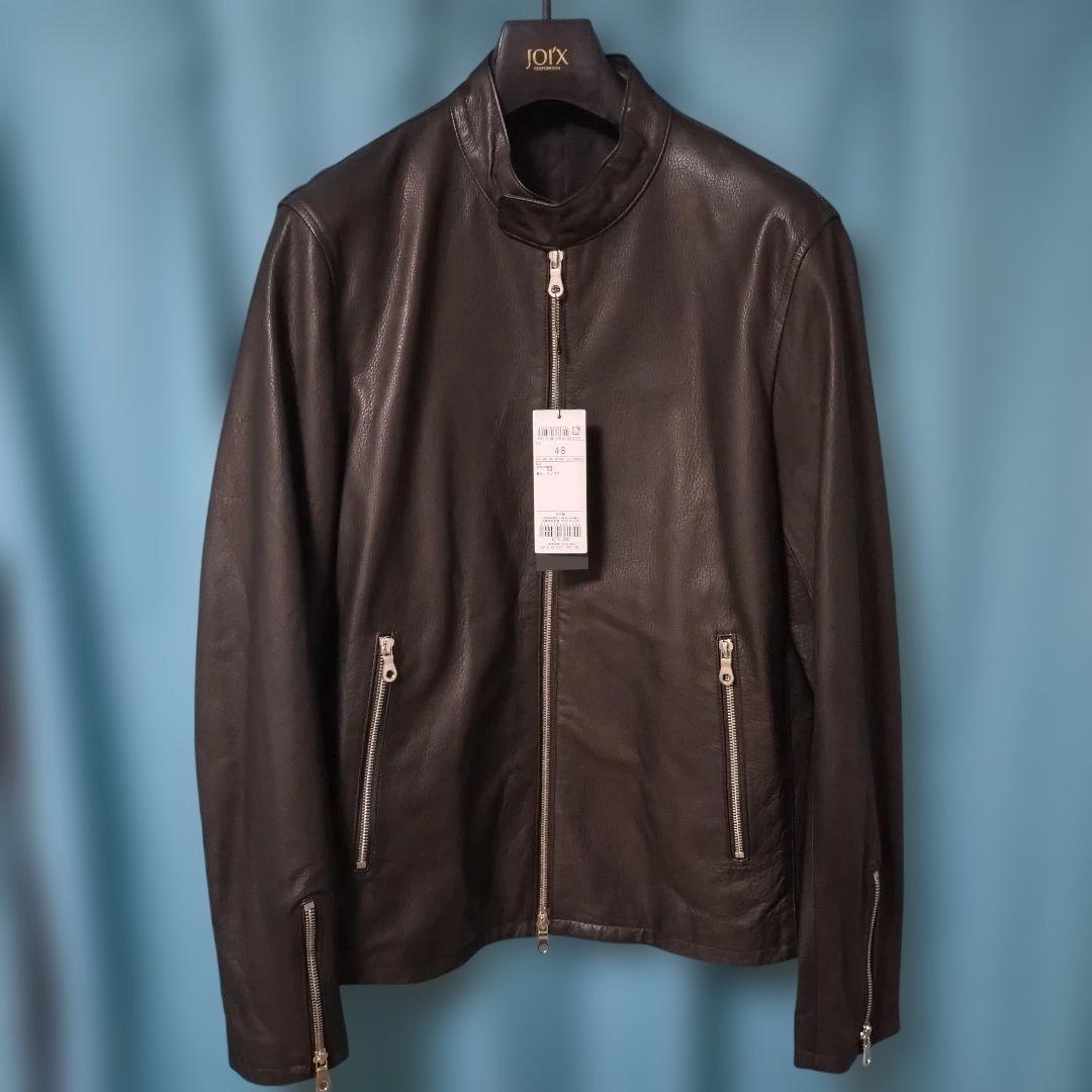新品　ジョセフオム　ライダース　ジョゼフ　レザージャケット　カウレザー　タグ付き HIGH GRADE LINE】カウレザー ライダースジャケット / JOSEPH HOMME