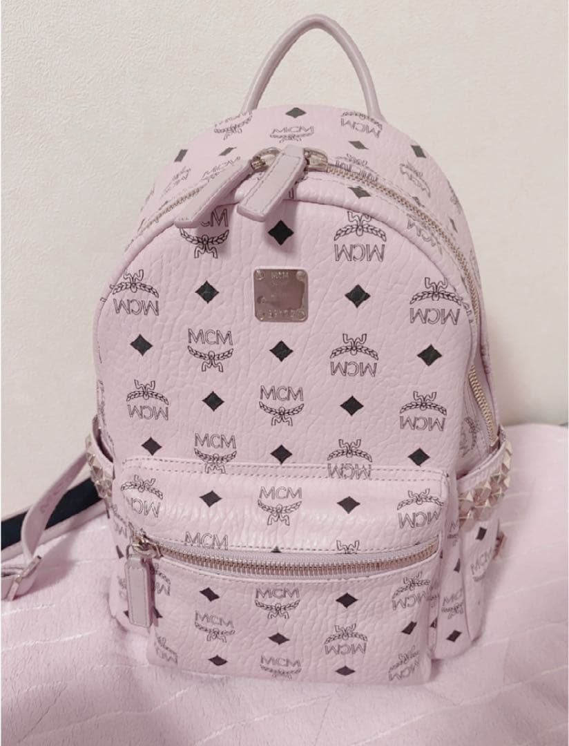 ヘ*ナ様 MCM リュック ソフトピンク スモール