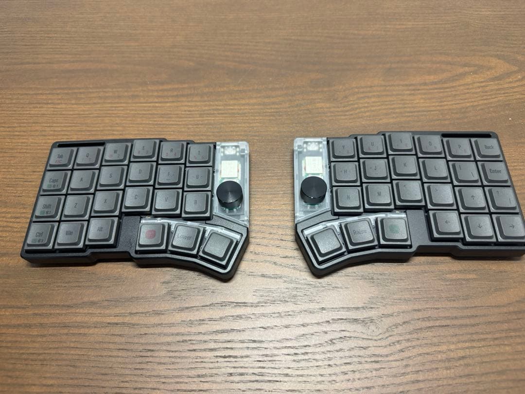 cornix lp 無線分割キーボード Black