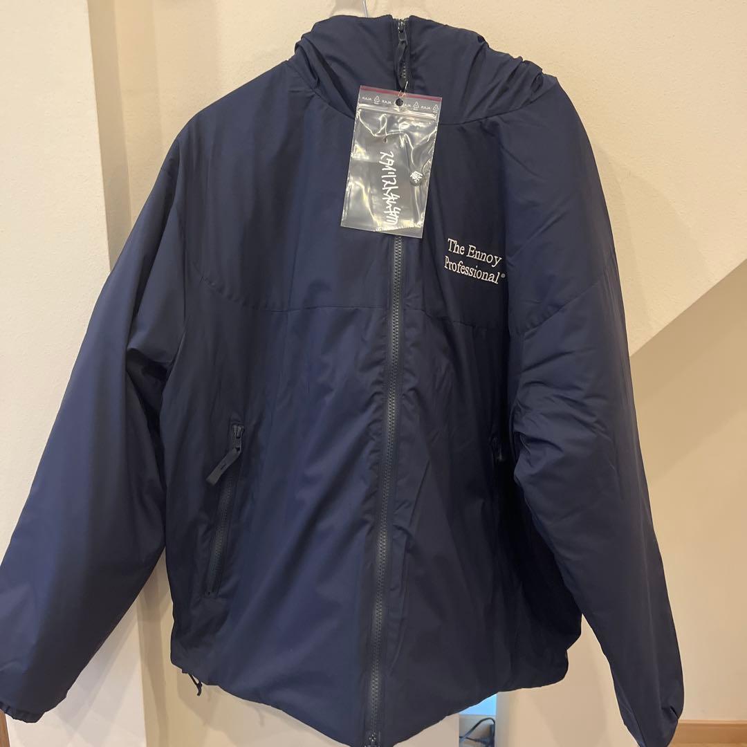 ENNOYとスタイリスト私物PADDED NYLON HOODIE (NAVY) - メルカリ