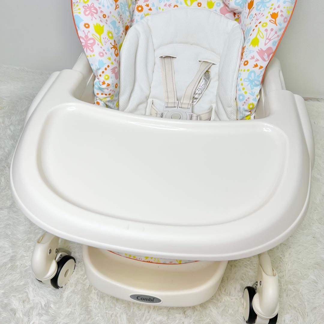美品 Combi ネムリラ おやすみ&チェア ハイローチェア 手動 西松屋限定