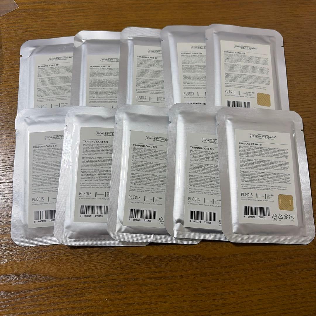 SEVENTEEN right here ソウルコン トレカ 10パック 未開封