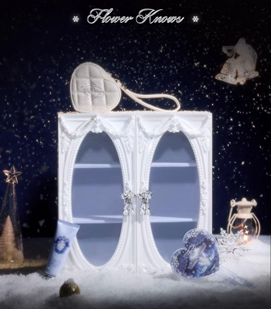 フラワーノーズクリスマス限定　コレクションボックス　小物入れ