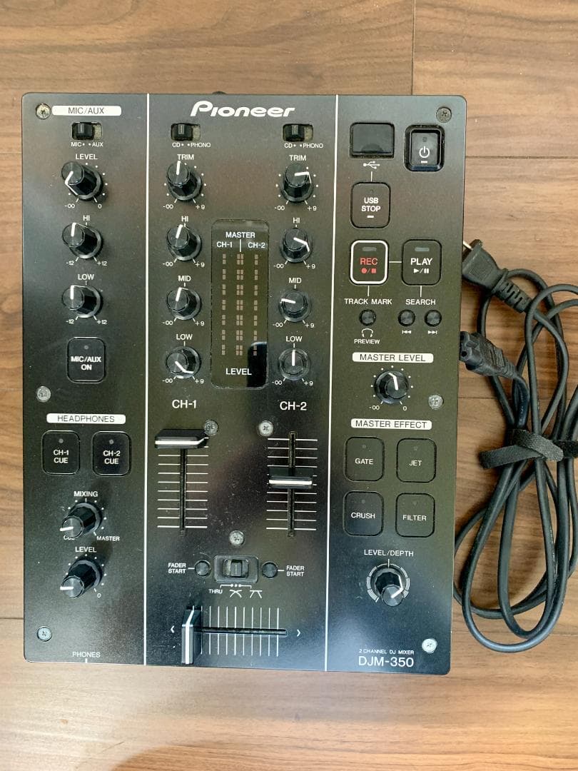 Pioneer DJM-350 USB REC エフェクター内蔵DJミキサー