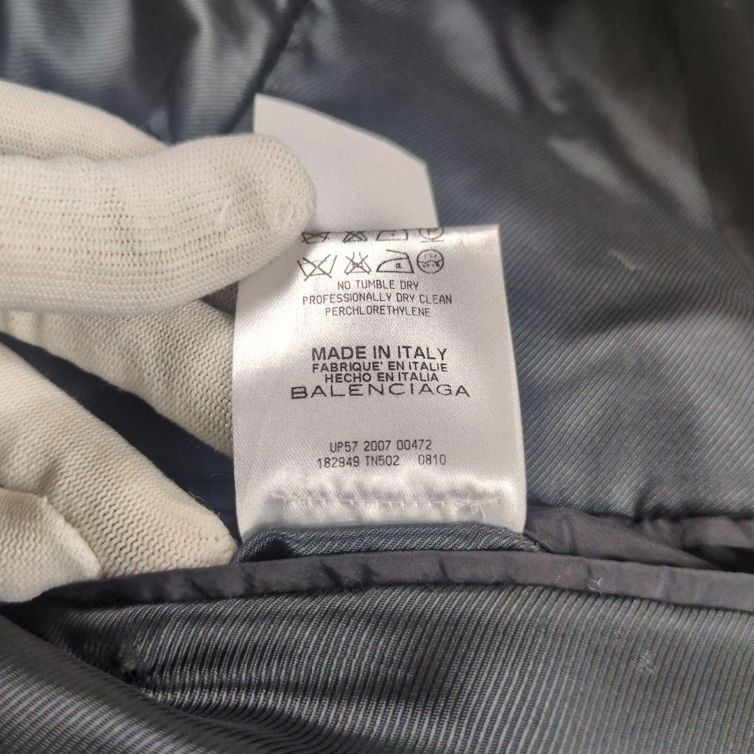 希少】BALENCIAGA ニコラ期 ワッペン フーデッド ボンバージャケット