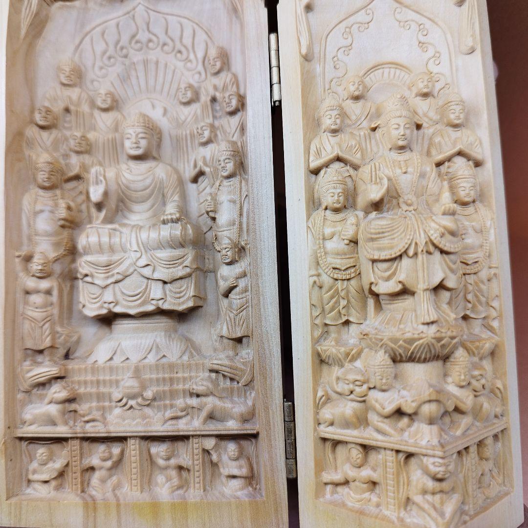 【訳あり超特価】黄楊国宝緒尊仏精細復刻版《整理番号:BU001》