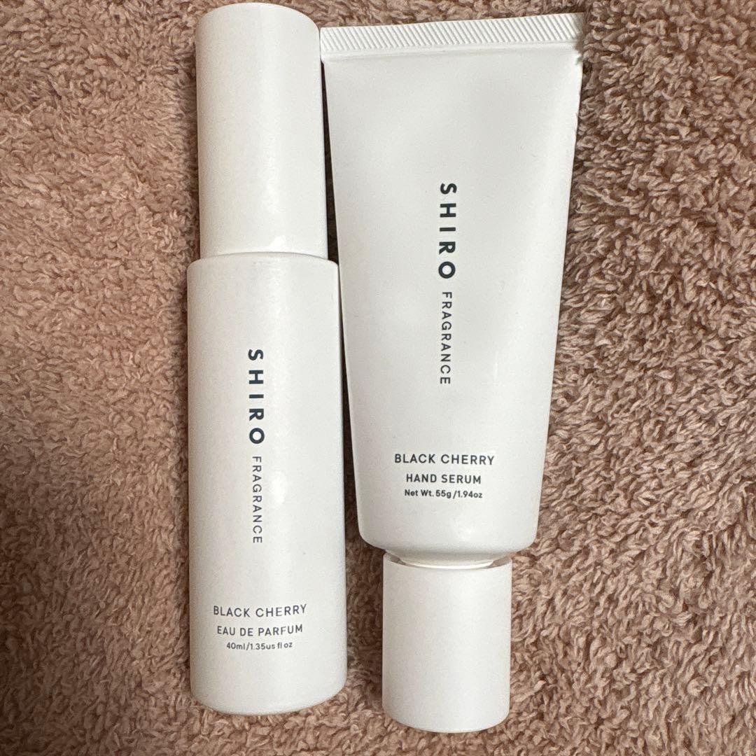 SHIRO ブラックチェリー 香水＆ハンドセラム セット シロ」の限定フレグランス「ブラックチェリー」が復刻 ハンド美容液と