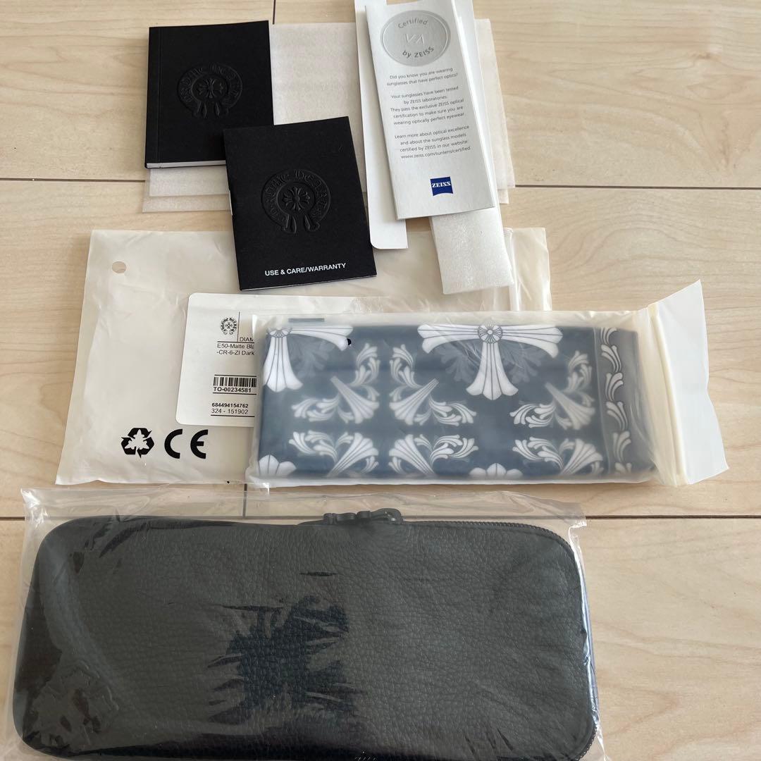 【新品未使用】クロムハーツ　サングラスケース　クロス　付属品