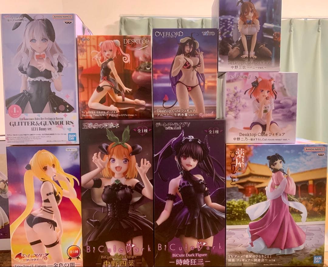 ま*う様 美少女フィギュア まとめ売り 9点セット プライズ 未開封