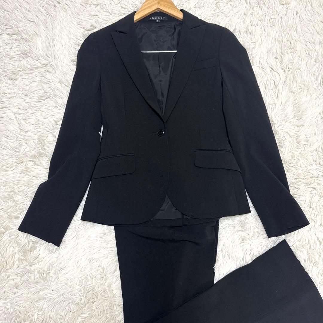 セオリー　theory セットアップ　スーツ　ブラック　黒　フォーマル
