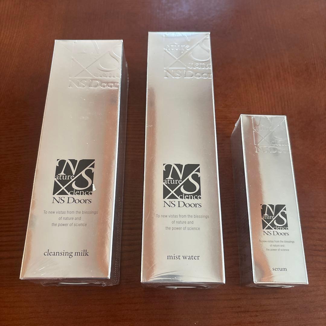 NS Doors クレンジングミルク・ミストウォーター・セラムセット