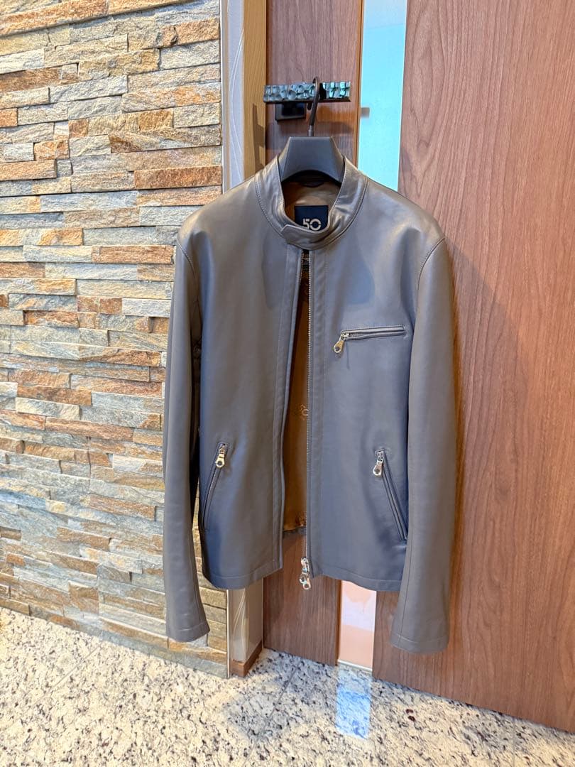 Cinquanta チンクアンタ　シングルレザージャケット　50サイズ Cinquanta【チンクアンタ】シングルライダースジャケットをご紹介致し