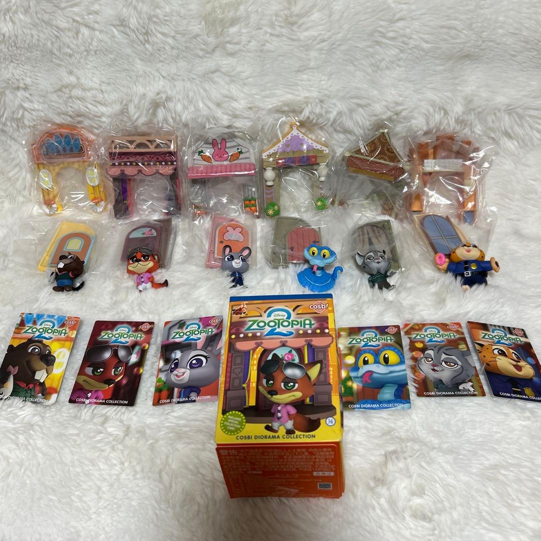 上海ディズニー　ズートピア２　ミステリーボックス　ブラインドボックス　フィギュア