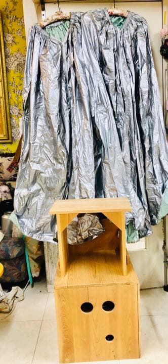 よもぎ蒸しorナチュラルチップハーブ蒸し色々とケープは前にファスナーで調整‼️