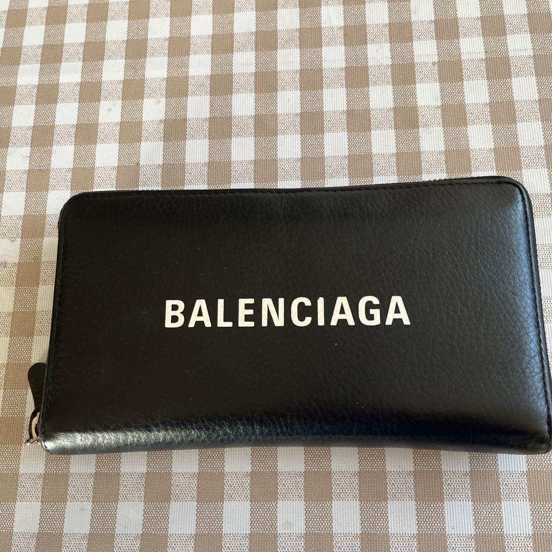 BALENCIAGA 長財布 黒 レザー