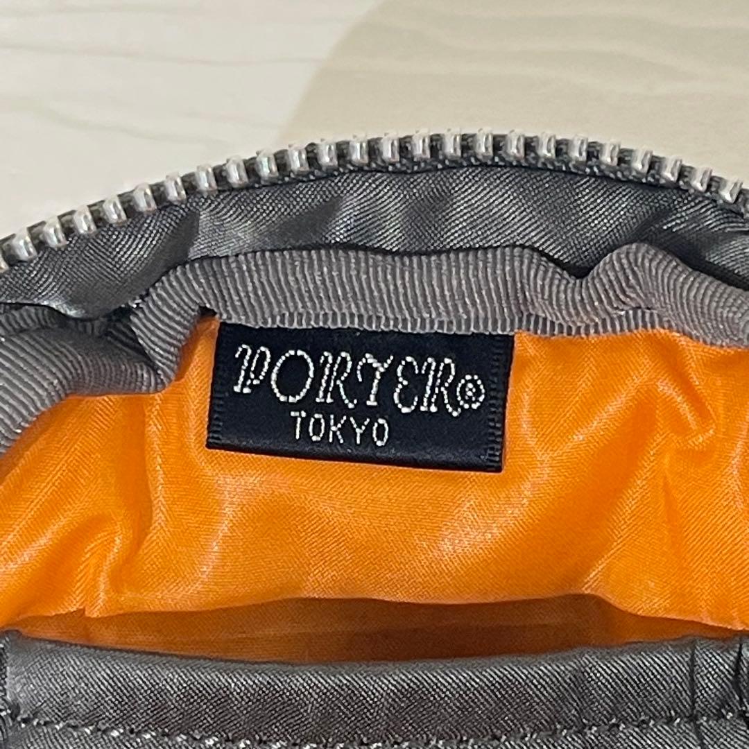 PORTER ポーター タンカー ポーチ シルバーグレー小物いれ
