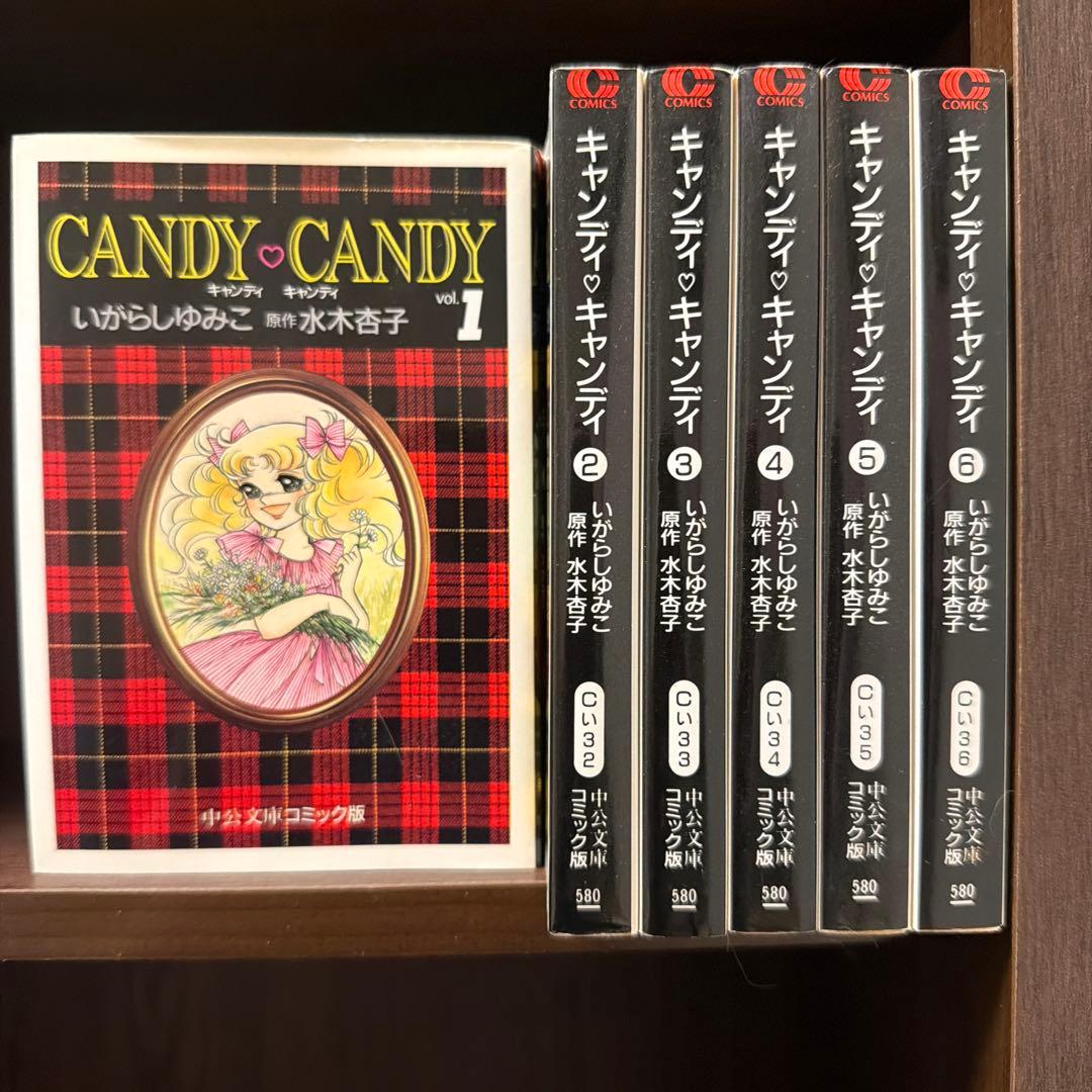 キャンディ♡キャンディ いがらしゆみこ 文庫版 全6巻セット