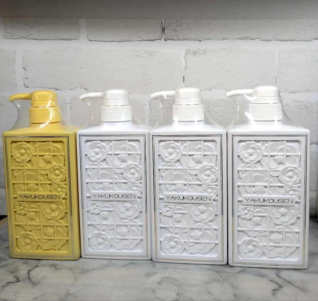 【 新品未開封】薬酵泉 ボディソープ 500ml やっこうせん　4本セット 新品未開封 薬酵泉 やくこうせん 薬用全身洗浄料 ボディソープ 500m