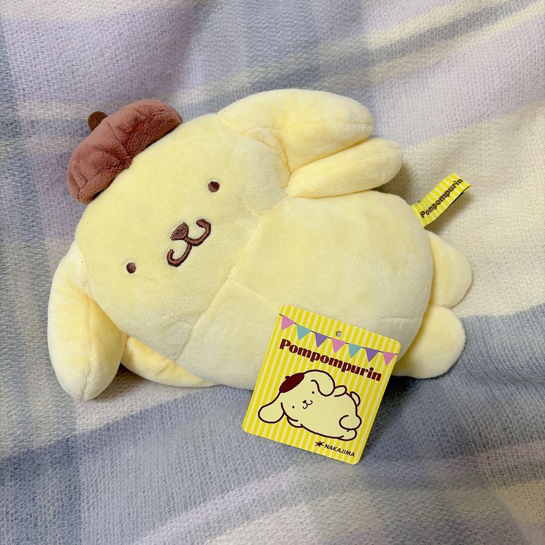 ポムポムプリン　ぐーたら　ぬいぐるみ　S